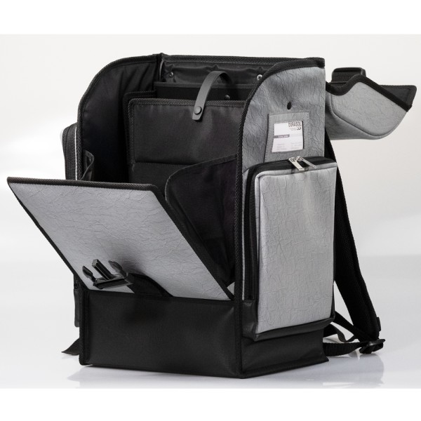 Arztrucksack COMFORT silbergrau DÜRASOL widerstandsfähig und wasserabweisende Oberfläche